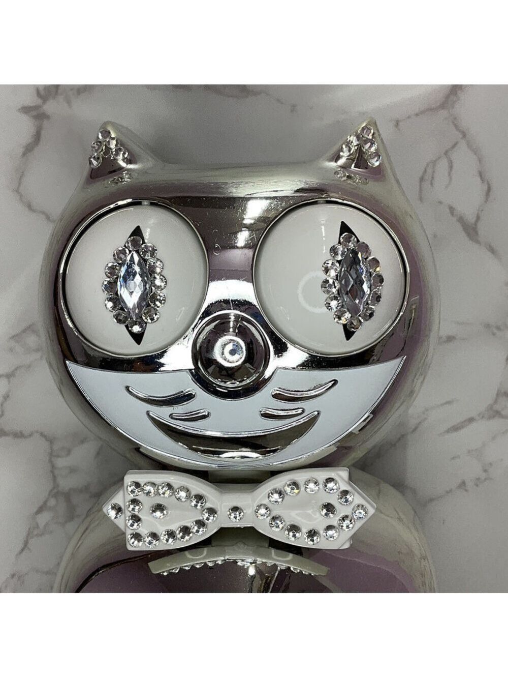 Jeweled Millennium Kit-Cat Klock Rarest Kit Cat clock Chrome